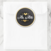 Sticker Rond M. & Mme (Sac)