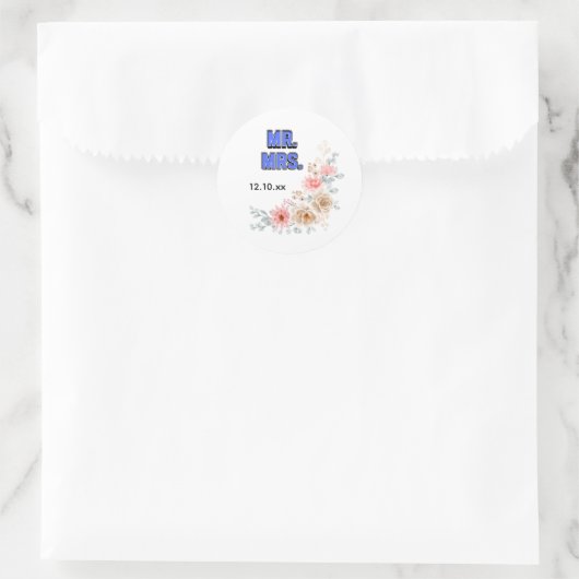 Sticker Rond M. & Mme (Sac)