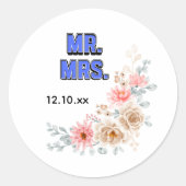 Sticker Rond M. & Mme (Devant)
