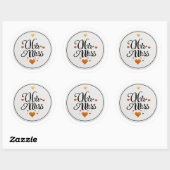 Sticker Rond M. & Mme (Feuille)