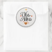 Sticker Rond M. & Mme (Sac)