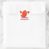 Sticker Rond M. (Mme) Heureux (Sac)