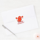 Sticker Rond M. (Mme) Heureux (Enveloppe)