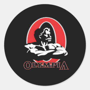 Sticker Rond M. Olympia Bodybuilding Fitness Gym