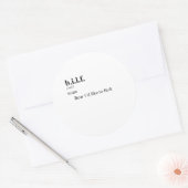 STICKER ROND M.P.L.G. (Enveloppe)
