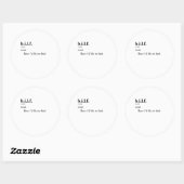 STICKER ROND M.P.L.G. (Feuille)