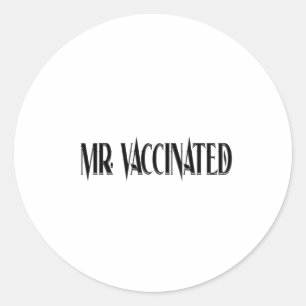 Sticker Rond M. Vacciné