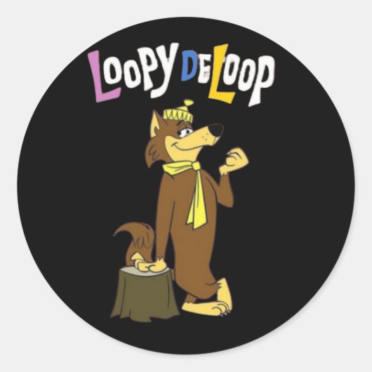 Sticker Rond M. Wolf (Devant)