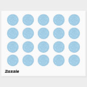 Sticker Rond Ma conception de fleurs 7 (Feuille)