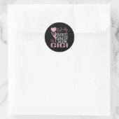 Sticker Rond Ma danseuse préférée M'appelle Gigi Ballet Dancer (Sac)