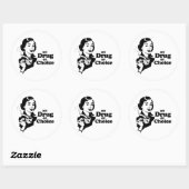 STICKER ROND MA DROGUE PRÉFÉRÉE (Feuille)