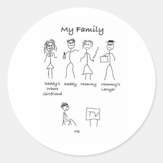 Sticker Rond Ma famille-4