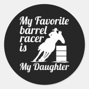 Sticker Rond Ma fille est ma fille.