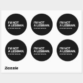 STICKER ROND MA MÈRE M'A TESTÉ LESBIENNE (Feuille)