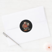 Sticker Rond Ma note pour la dinde 6-7 Alpha Gen Meme 67 Tha (Enveloppe)