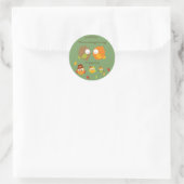 Sticker Rond Ma petite chouette (Sac)