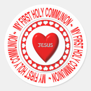 Sticker Rond Ma Première Communion