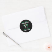 Sticker Rond Ma stratégie de billard est même (Enveloppe)