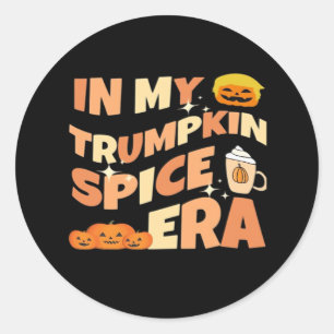 Sticker Rond Ma Trumpkin Est Classique De L'Ère Des Épices