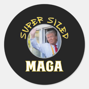 Sticker Rond Mac Daddy Trump Vance 2024 Fabrique Des Frites Fra