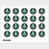 Sticker Rond Macao (Feuille)