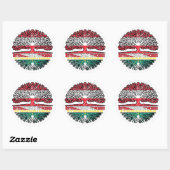 Sticker Rond Macao Macao Arbre autrichien (Feuille)