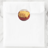 Sticker Rond Macaroni et fromage (Sac)