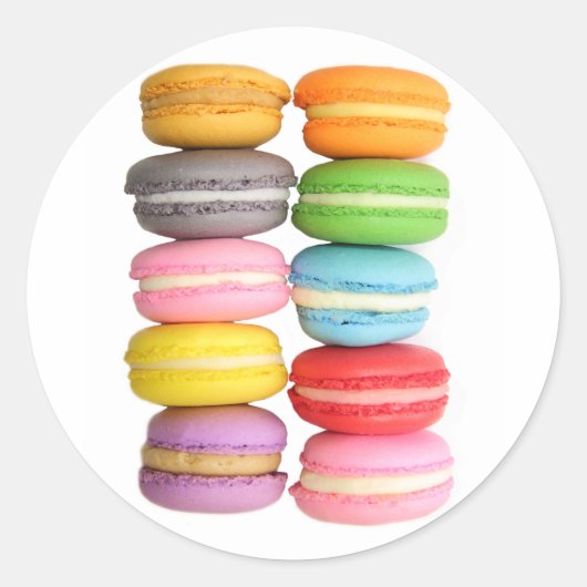 Sticker Rond Macarons (Devant)