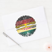 Sticker Rond Macau Macauisch Deutsch Deutschland Baum Wurzel (Enveloppe)