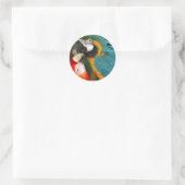 Sticker Rond Macaws (Sac)