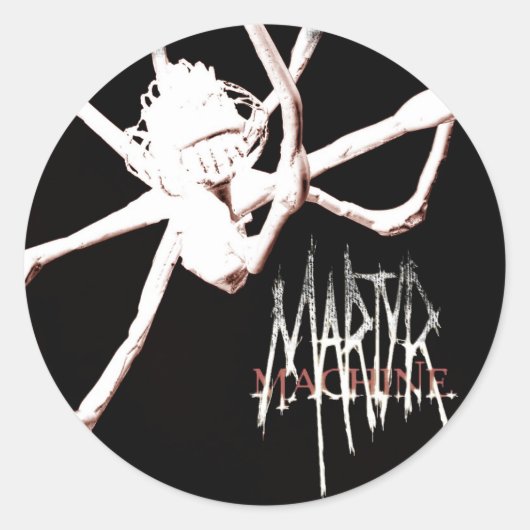 Sticker Rond Machine (Devant)