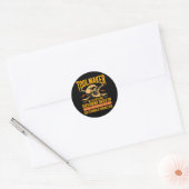 Sticker Rond Machine à usiner Precision Guesswork Outilleur (Enveloppe)