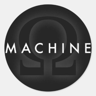 Sticker Rond machine Omega