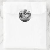 Sticker Rond Machines vintages (Sac)