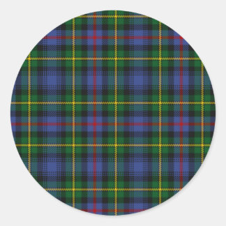 Sticker Rond MacLeod de Skye Tartan