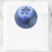 Sticker Rond Macro Blueberry (Sac)