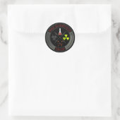 Sticker Rond Mad Scientifique Union (Sac)