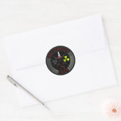 Sticker Rond Mad Scientifique Union (Enveloppe)