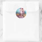 STICKER ROND MADAME POMPADOUR (Sac)