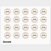 Sticker Rond Made en 2006 (Feuille)