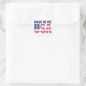 Sticker Rond Made in the USA (Sac)