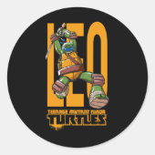 Sticker Rond Mademark X - - Original Tmnt New Leonardo  (Devant)