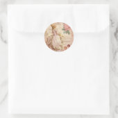 Sticker Rond Mademoiselle Couture (Sac)