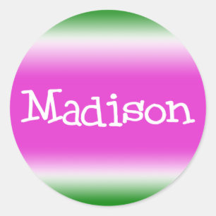 Sticker Rond Madison