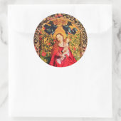 STICKER ROND MADONNA DU ROSE BOWER (Sac)