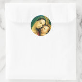 STICKER ROND MADONNA ET ENFANT (Sac)