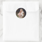 Sticker Rond Madonna et Enfant avec agneau (Sac)