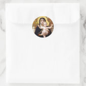 Sticker Rond Madonna et l'enfant (Sac)