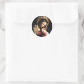 Sticker Rond Madonna et l'enfant (Sac)