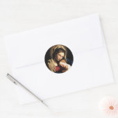 Sticker Rond Madonna et l'enfant (Enveloppe)